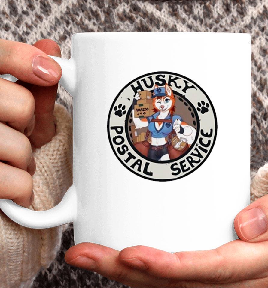 Husky Postal Service Retro Coffee Mug