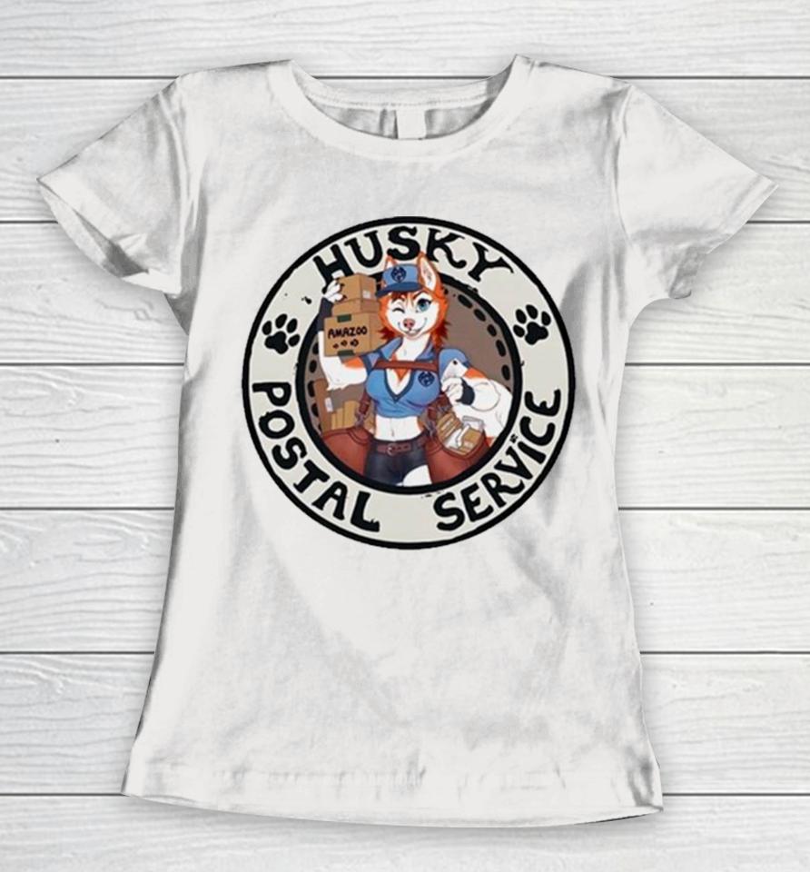 Husky Postal Service Retro Women T-Shirt