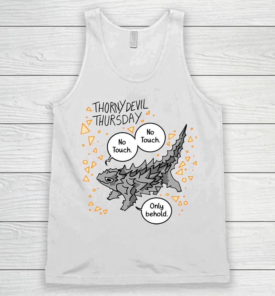 Hutchenced Thorny Devil Thursday No Touch Only Behold Unisex Tank Top