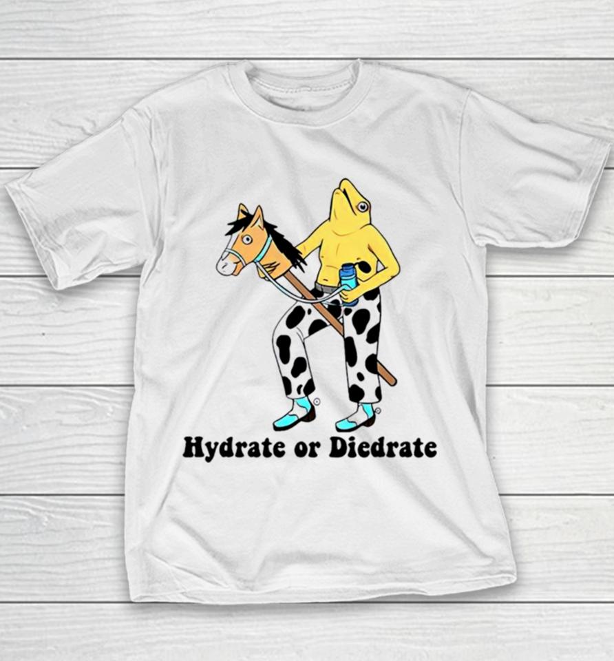 Hydrate Or Diedrate Frog And Horse Youth T-Shirt