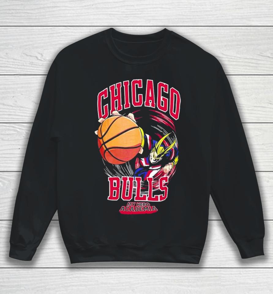 Hyperfly Chicago Bulls Nba X My Hero Academia All Might Smash Sweatshirt