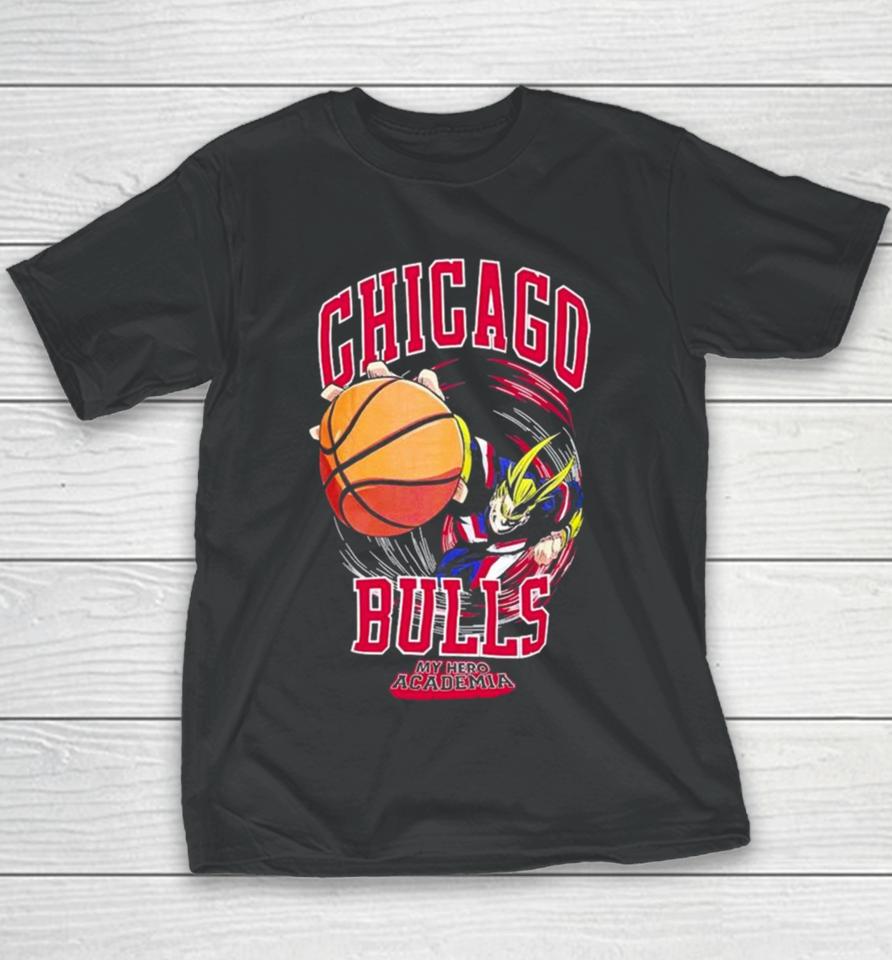 Hyperfly Chicago Bulls Nba X My Hero Academia All Might Smash Youth T-Shirt