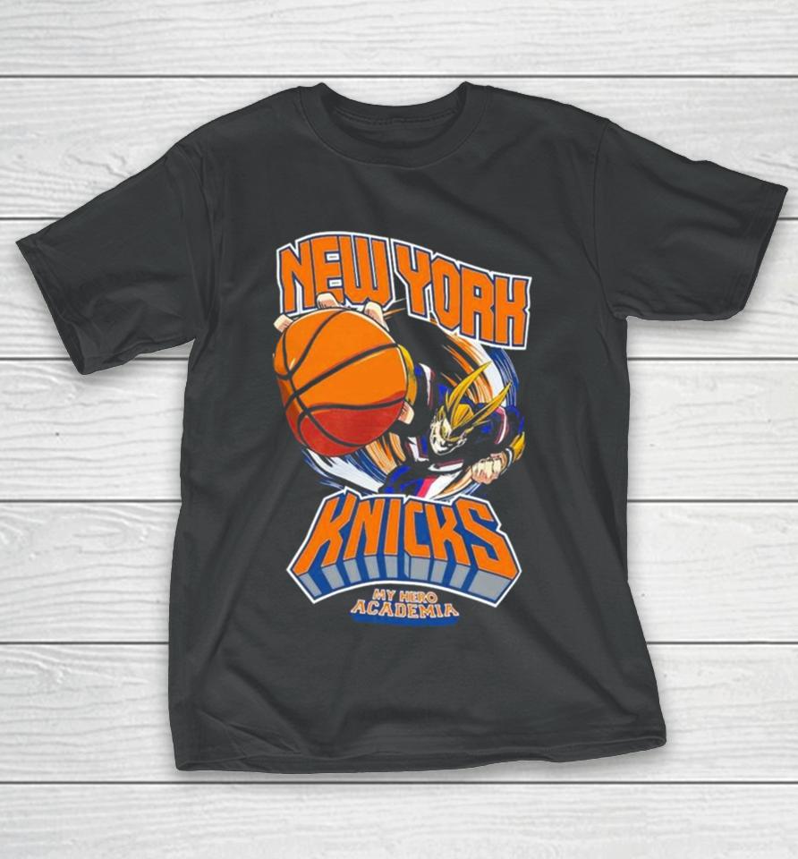 Hyperfly New York Knicks Nba X My Hero Academia All Might Smash T-Shirt