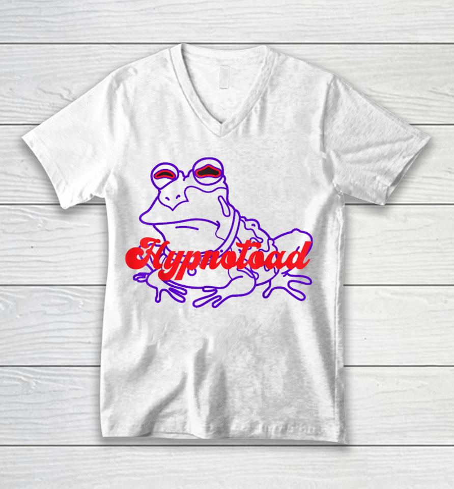 Hypnotoad Frog Football Coach Unisex V-Neck T-Shirt
