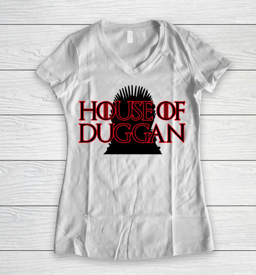 Hypnotoad Merch House Of Duggan Women V-Neck T-Shirt