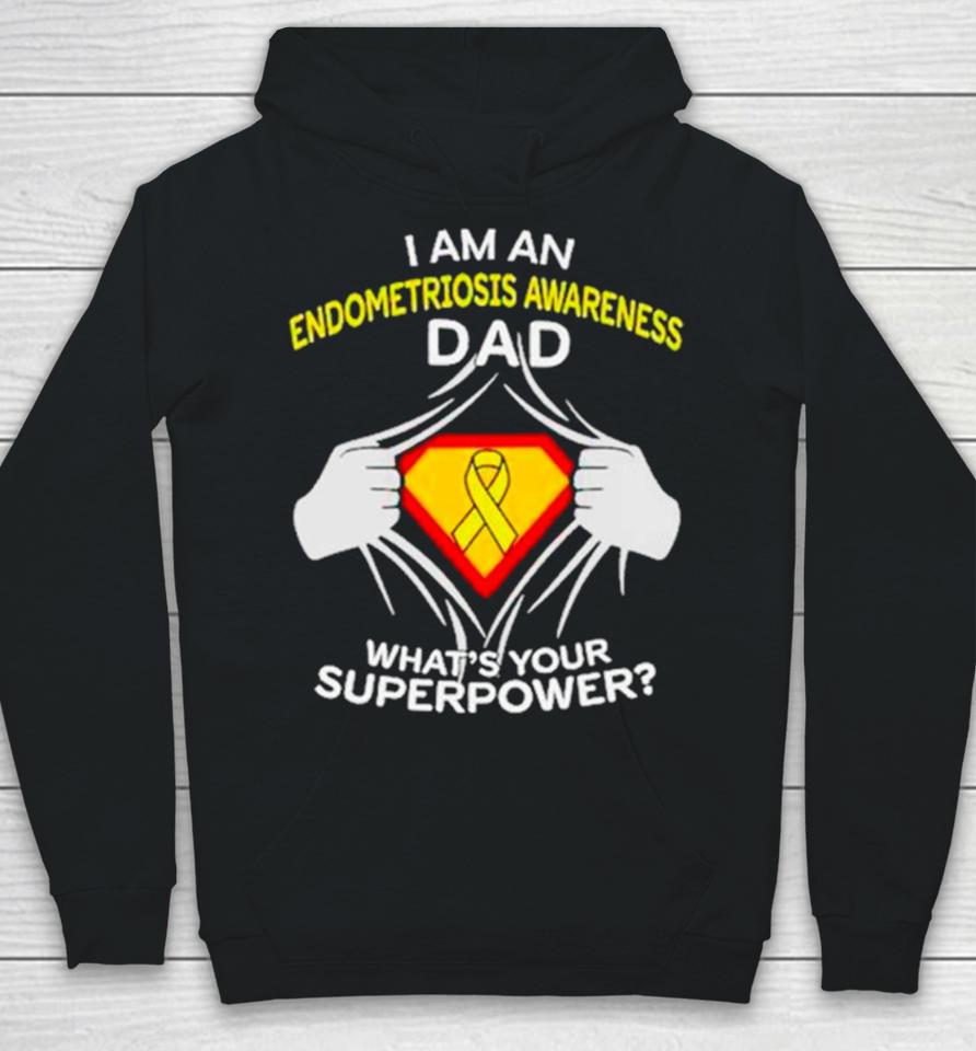 I Am An Endometriosis Awareness Dad What Is Your Superpower Hoodie