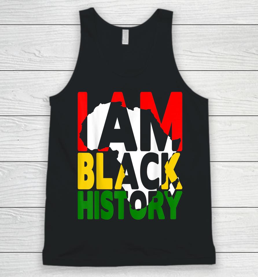 I Am Black History Month African American Pride Celebration Unisex Tank Top