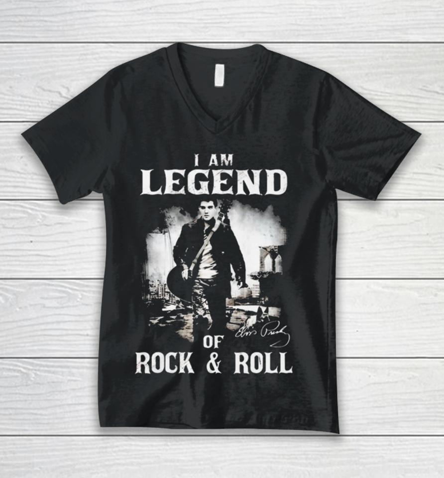 I Am Legends Of Rock &Amp; Roll – Elvis Presley Unisex V-Neck T-Shirt