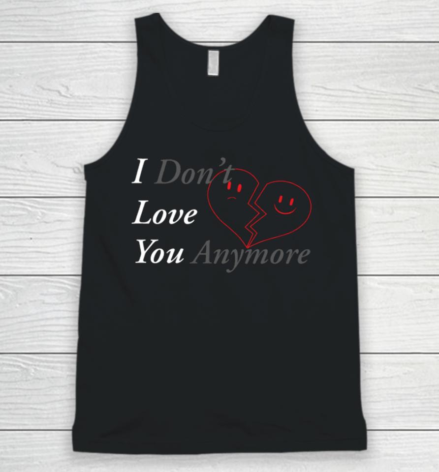 I Don't Love You Anymore Heart Unisex Tank Top