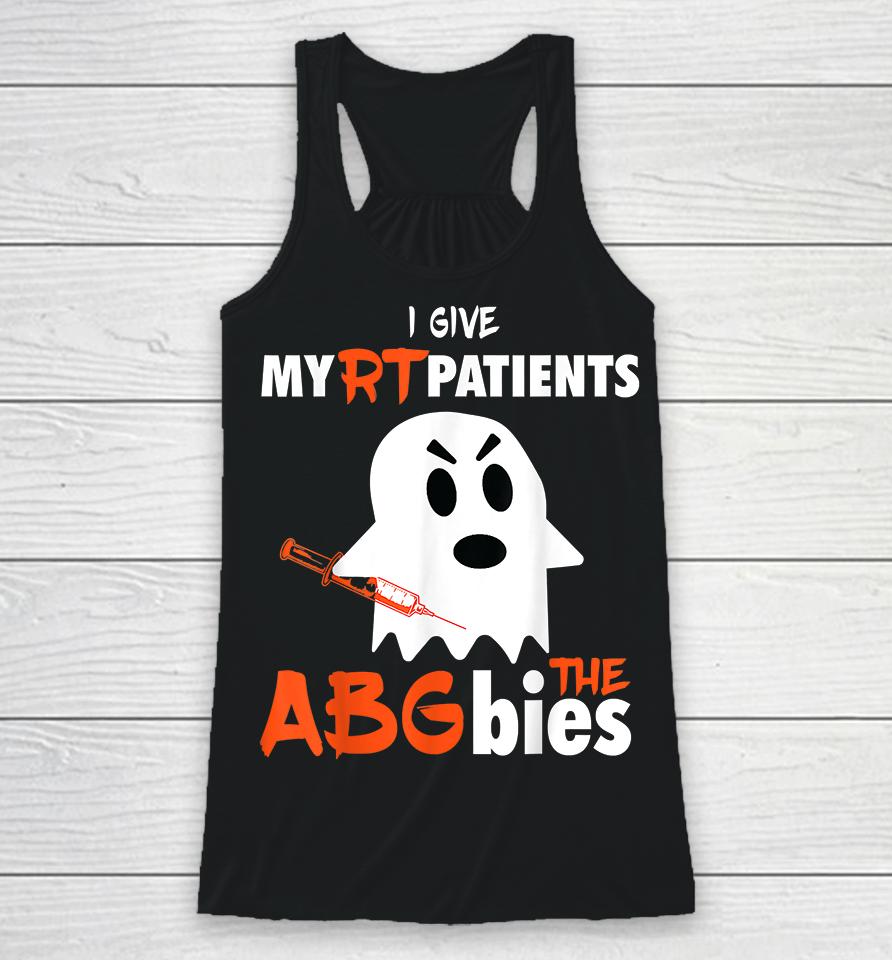 I Give My Patients Abgbies Halloween Racerback Tank
