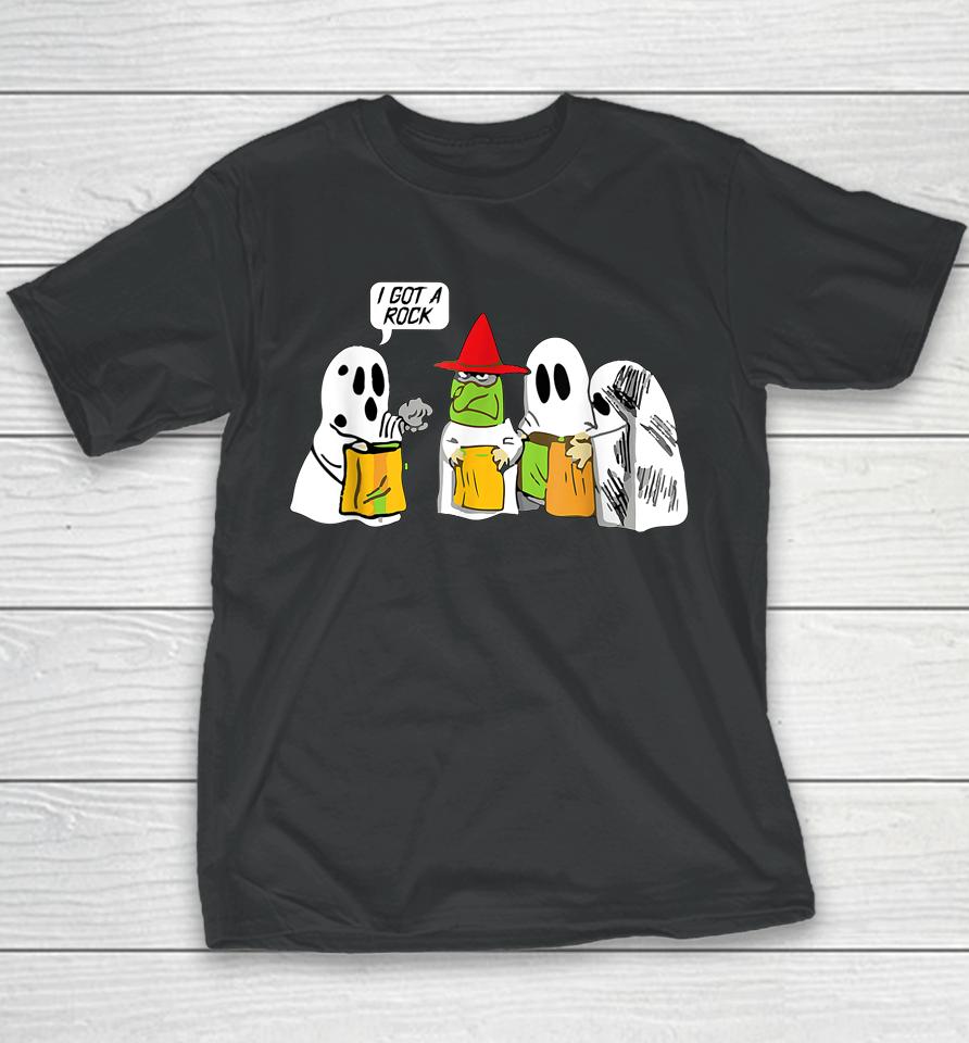 I Got A Rock Ghost Halloween Party Youth T-Shirt