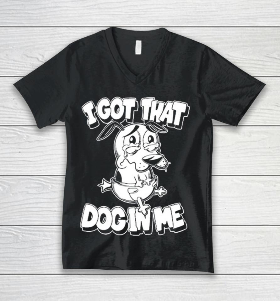 I Got That Dog In Me Olaf Ace Unisex V-Neck T-Shirt