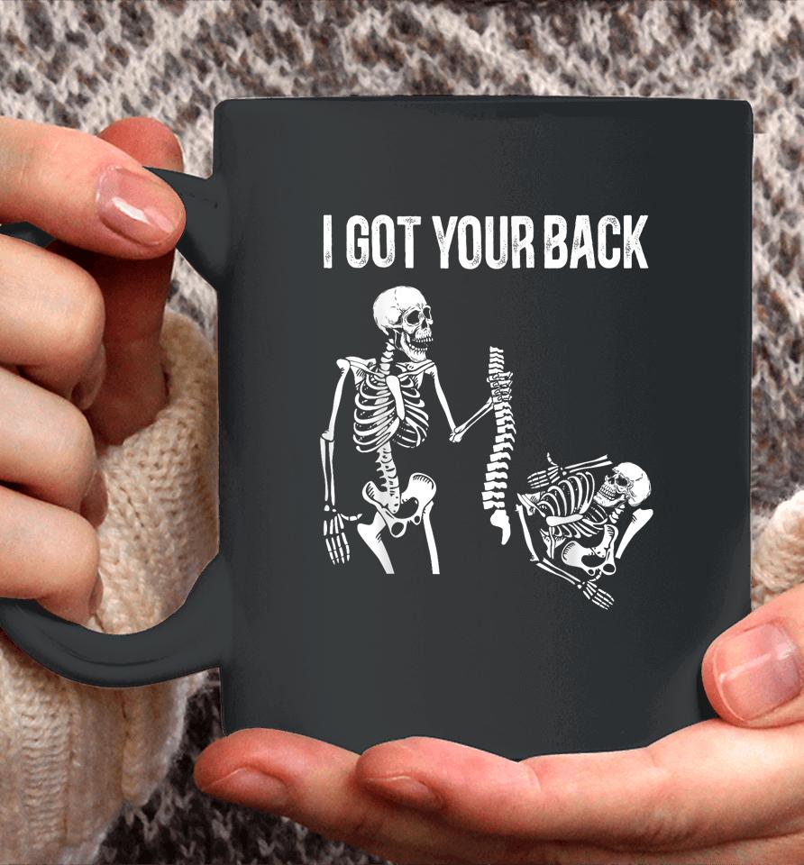 I Got Your Back Funny Skeleton Halloween Costume Coffee Mug