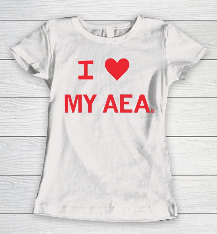 I Heart My Aea Women T-Shirt