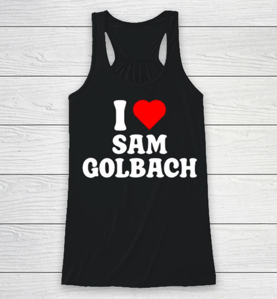 I Heart Sam Golbach Racerback Tank