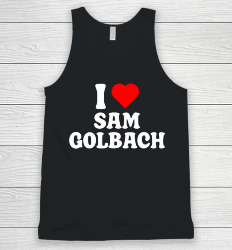 I Heart Sam Golbach Unisex Tank Top