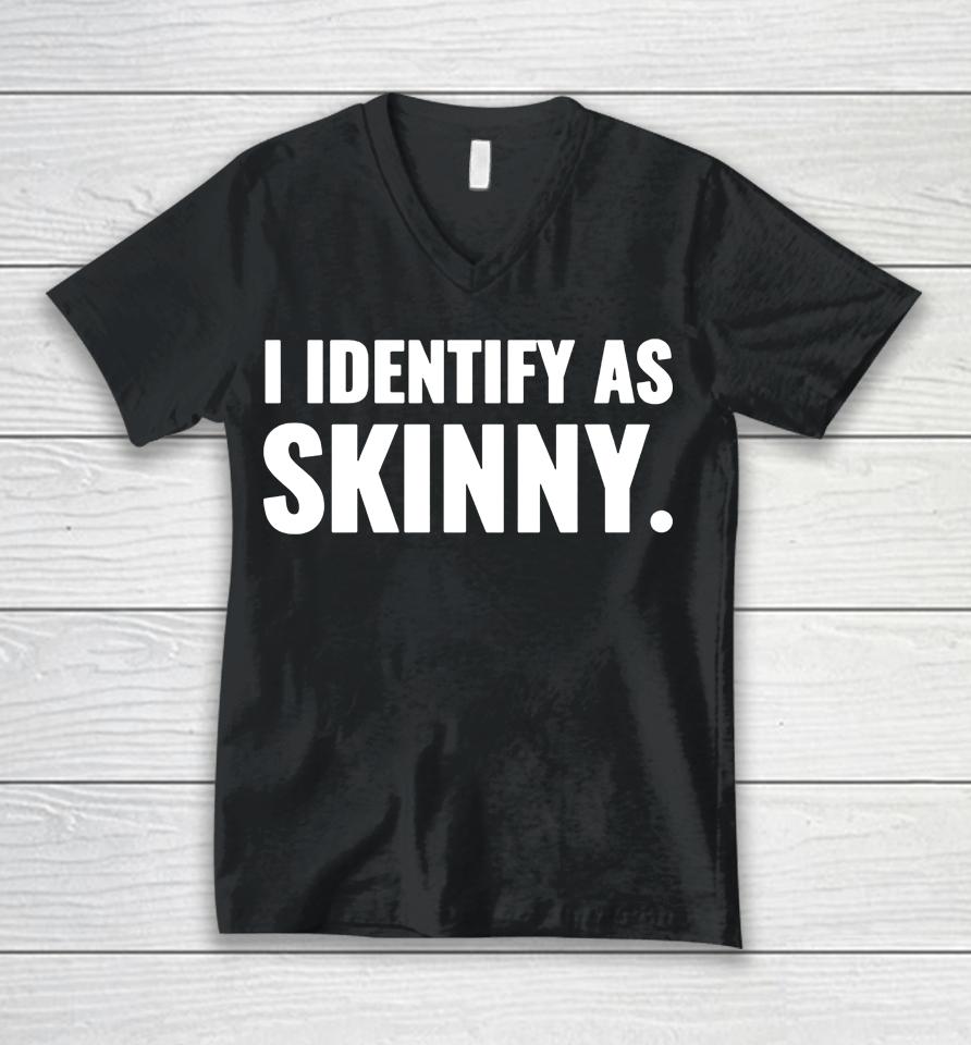 I Identift As Skinny Nikocado Avocado Unisex V-Neck T-Shirt