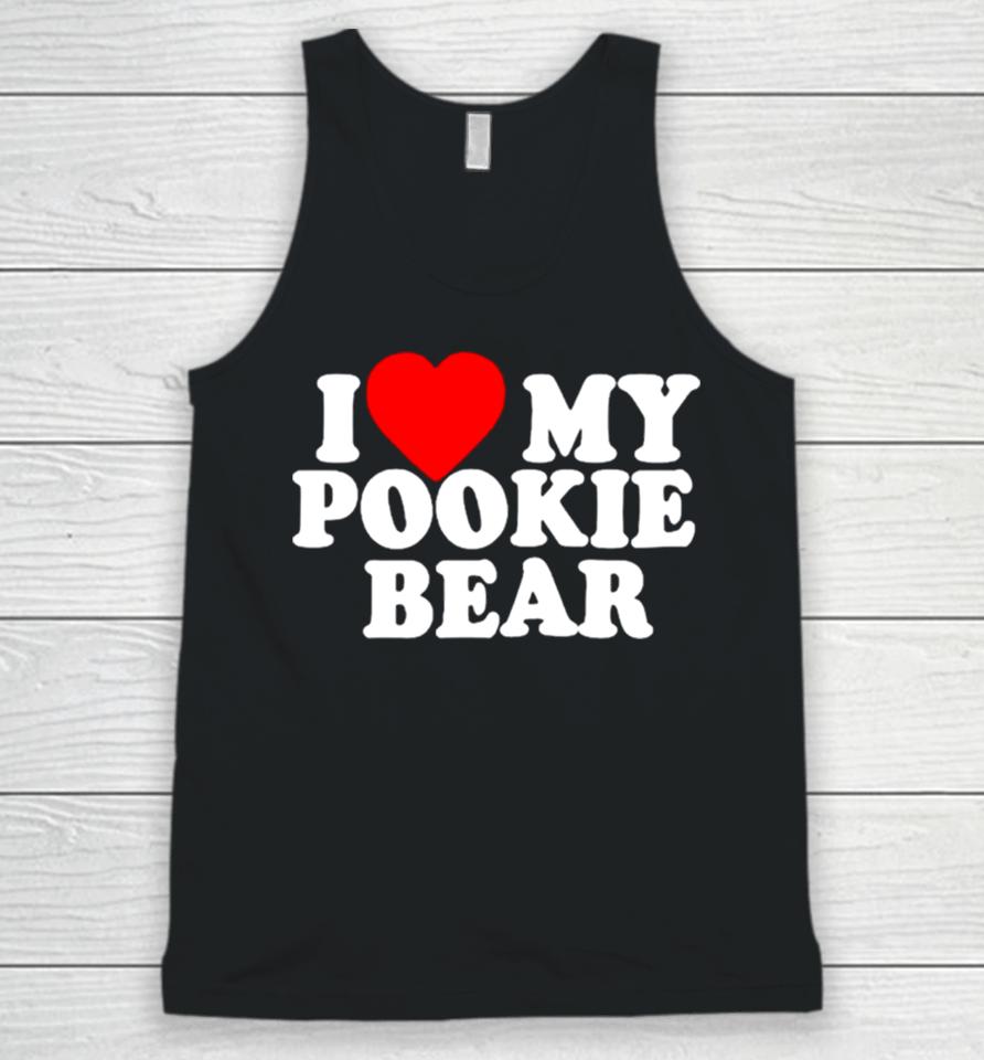 I Love 3 My Pookie Bear Unisex Tank Top