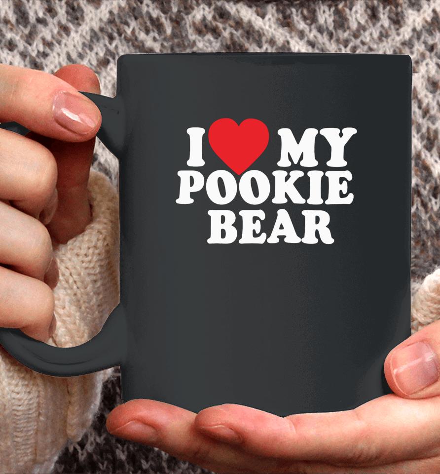 I Love 3 My Pookie Bear Coffee Mug