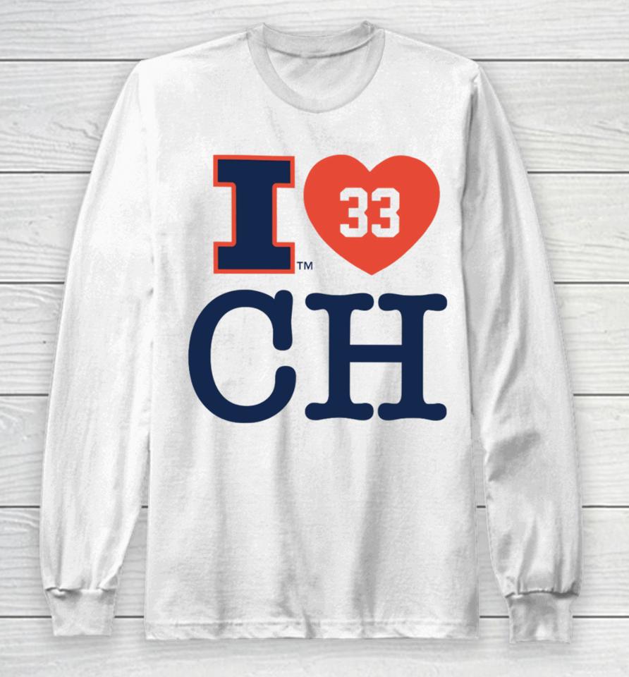 I Love 33 Ch Coleman Hawkins Long Sleeve T-Shirt