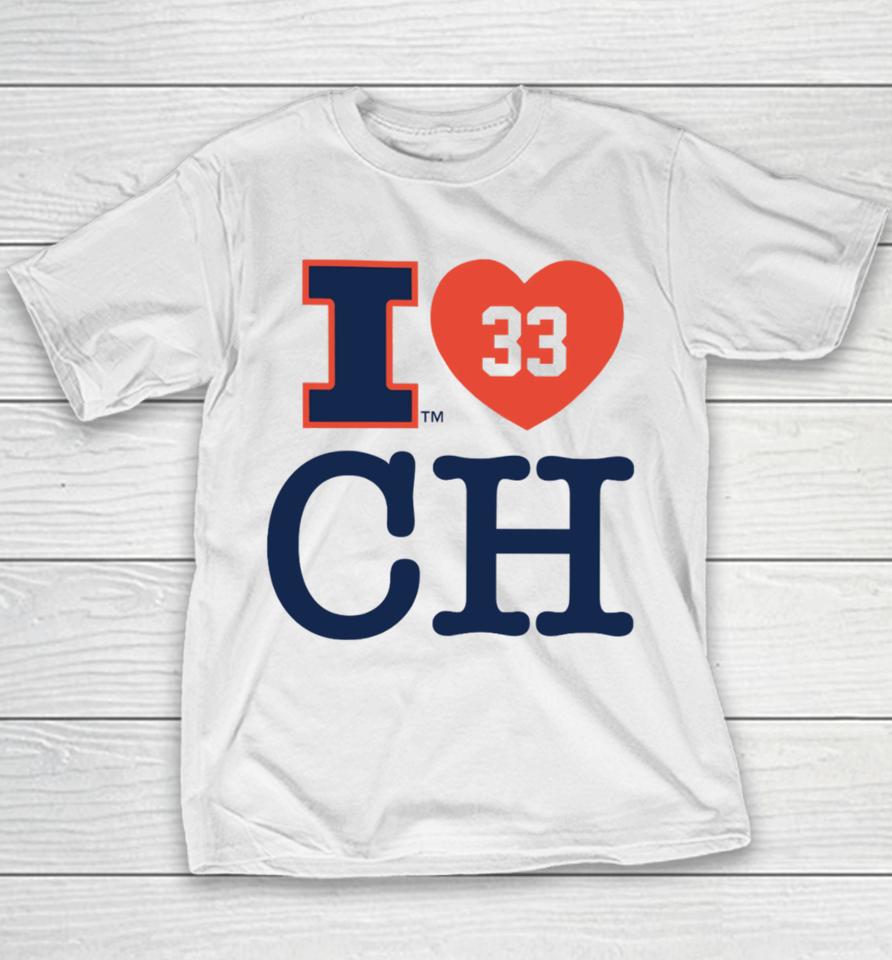 I Love 33 Ch Coleman Hawkins Youth T-Shirt