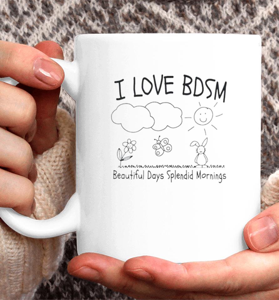 I Love Bdsm Beautiful Days Splendid Mornings Coffee Mug
