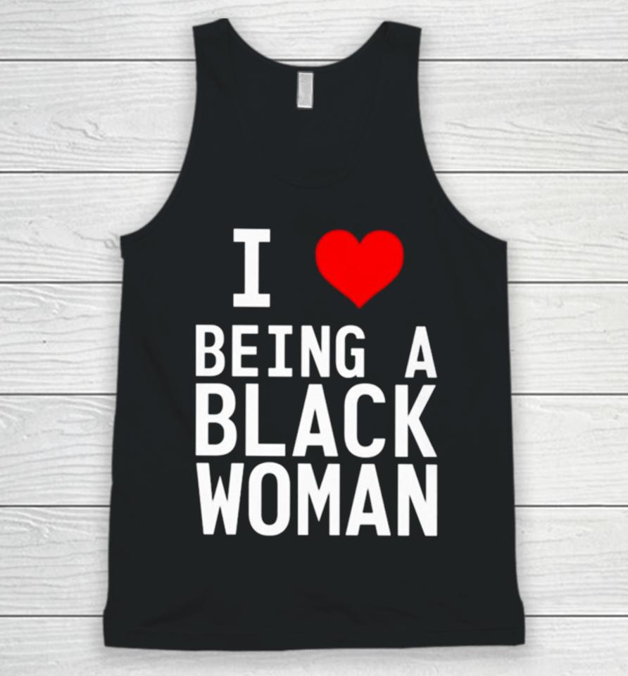 I Love Being A Black Woman Unisex Tank Top