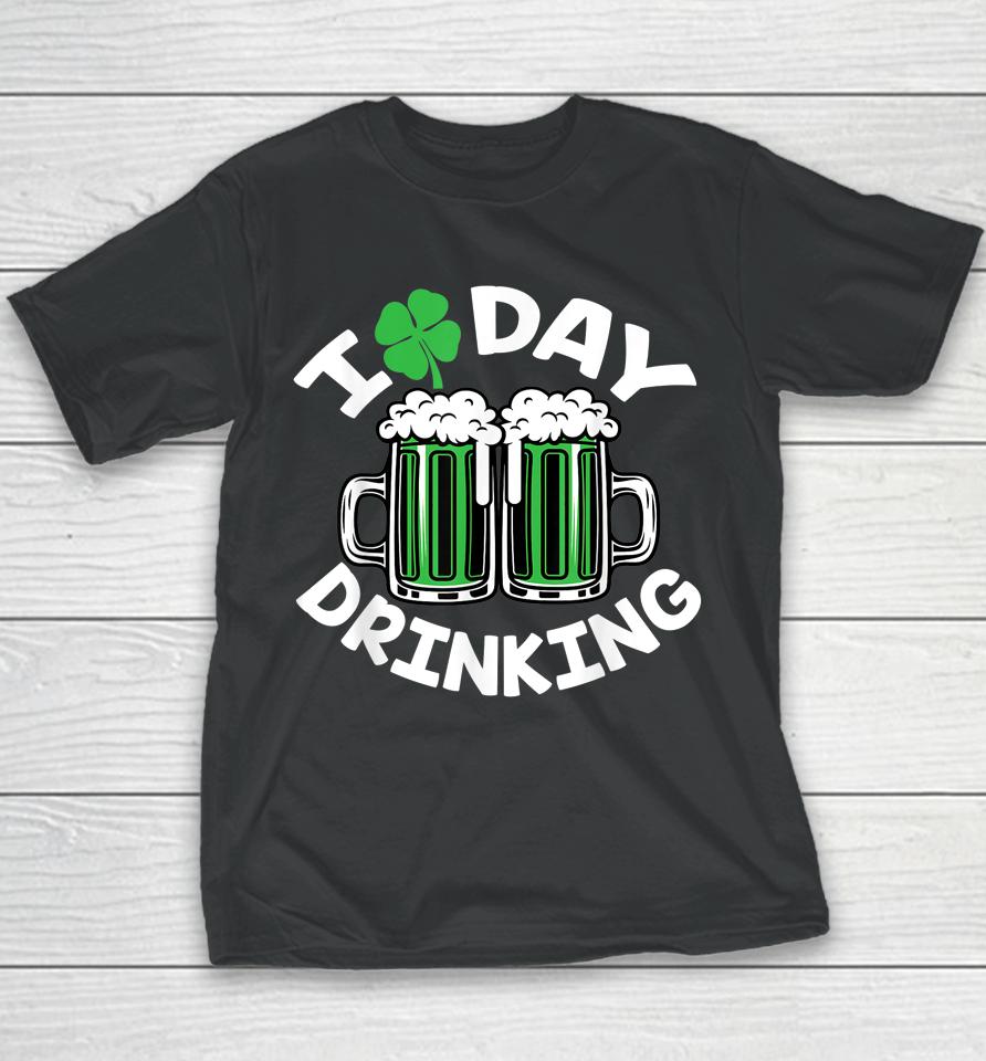 I Love Day Drinking St Patricks Day Beer Youth T-Shirt