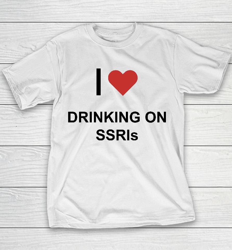 I Love Drinking On Ssris Youth T-Shirt