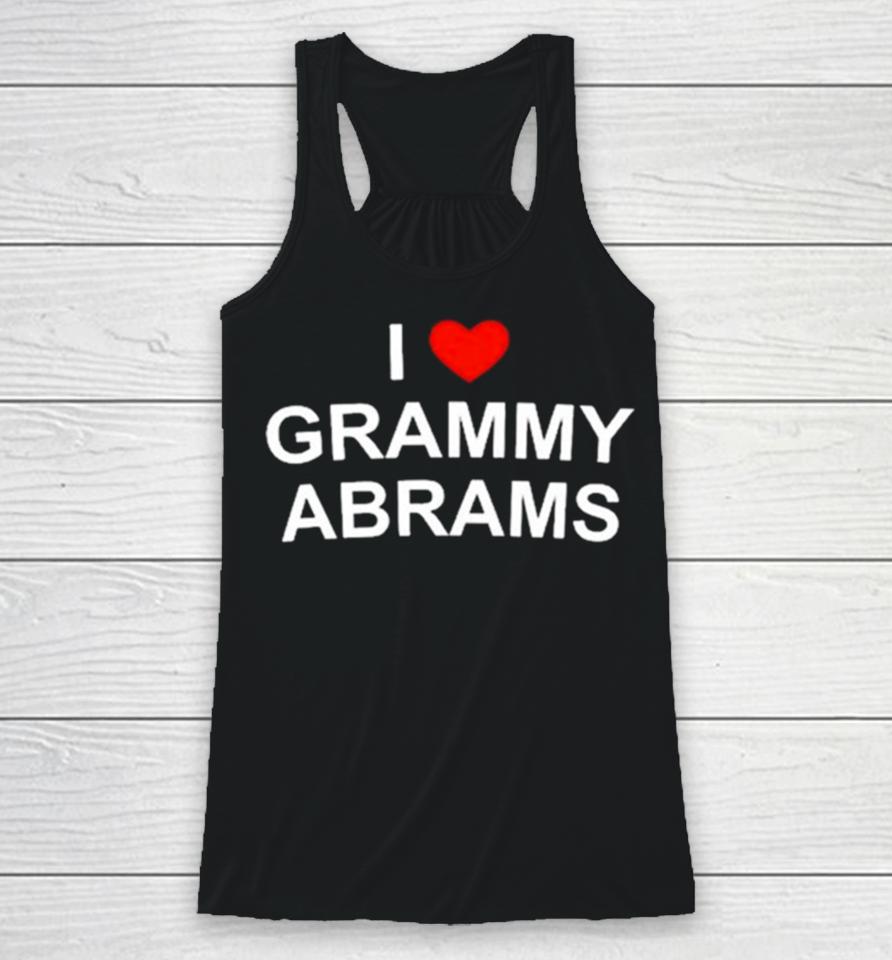 I Love Grammy Abrams Black Sweatshirts Racerback Tank