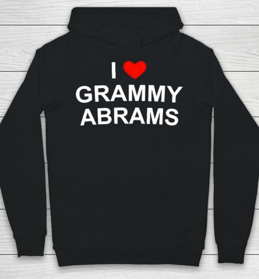 I Love Grammy Abrams Black Sweatshirts Hoodie
