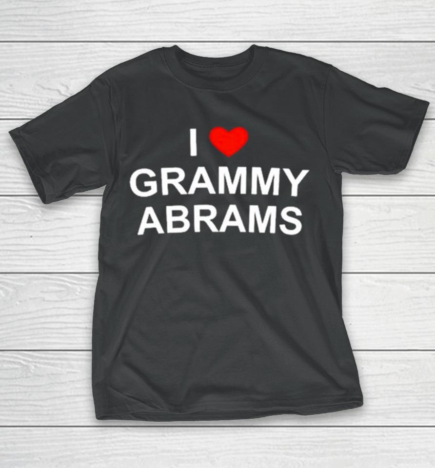 I Love Grammy Abrams Black Sweatshirts T-Shirt