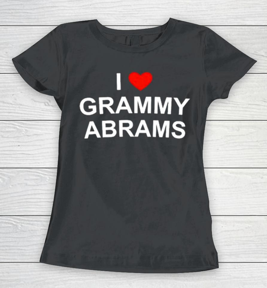 I Love Grammy Abrams Black Sweatshirts Women T-Shirt