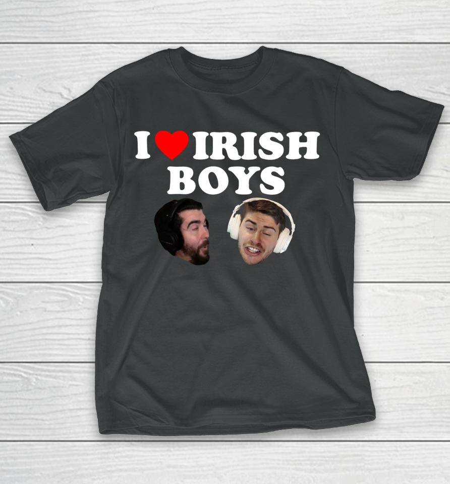 I Love Irish Boys Nogla Terroriser T-Shirt