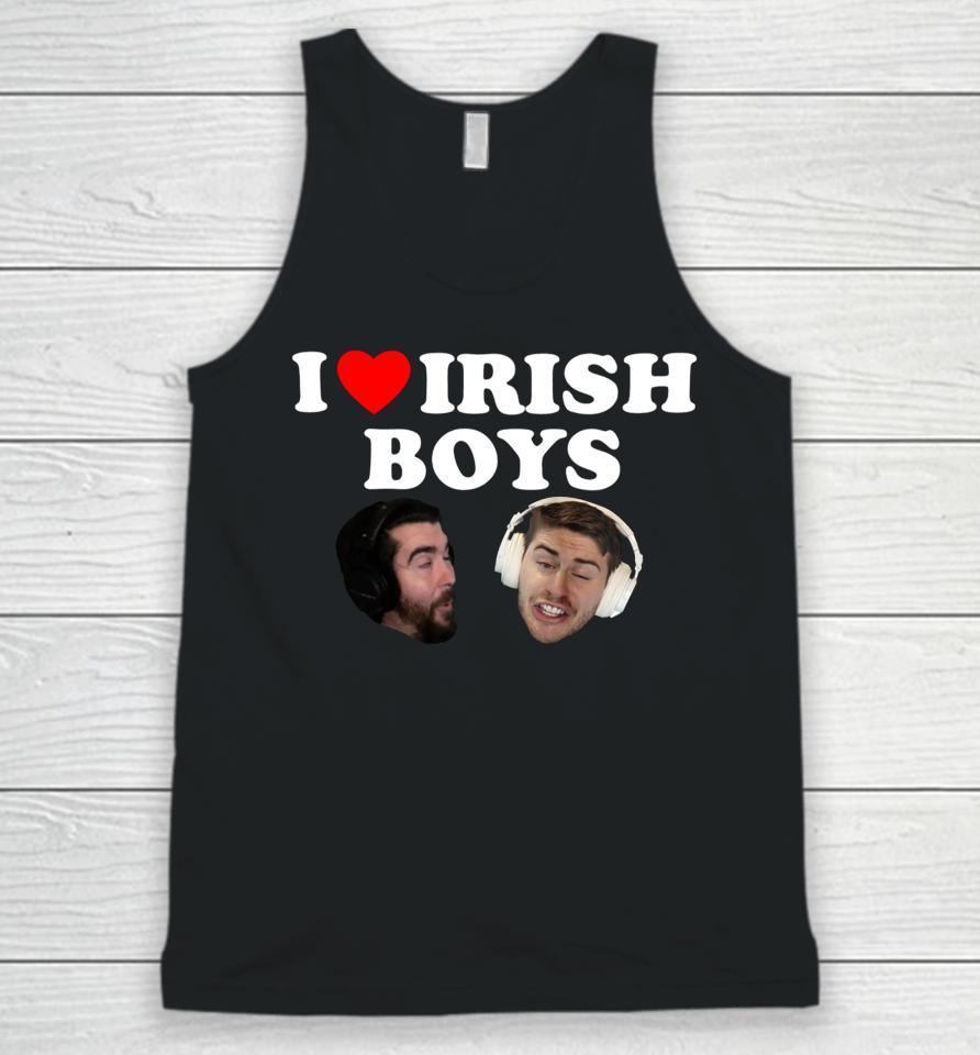 I Love Irish Boys Nogla Terroriser Unisex Tank Top