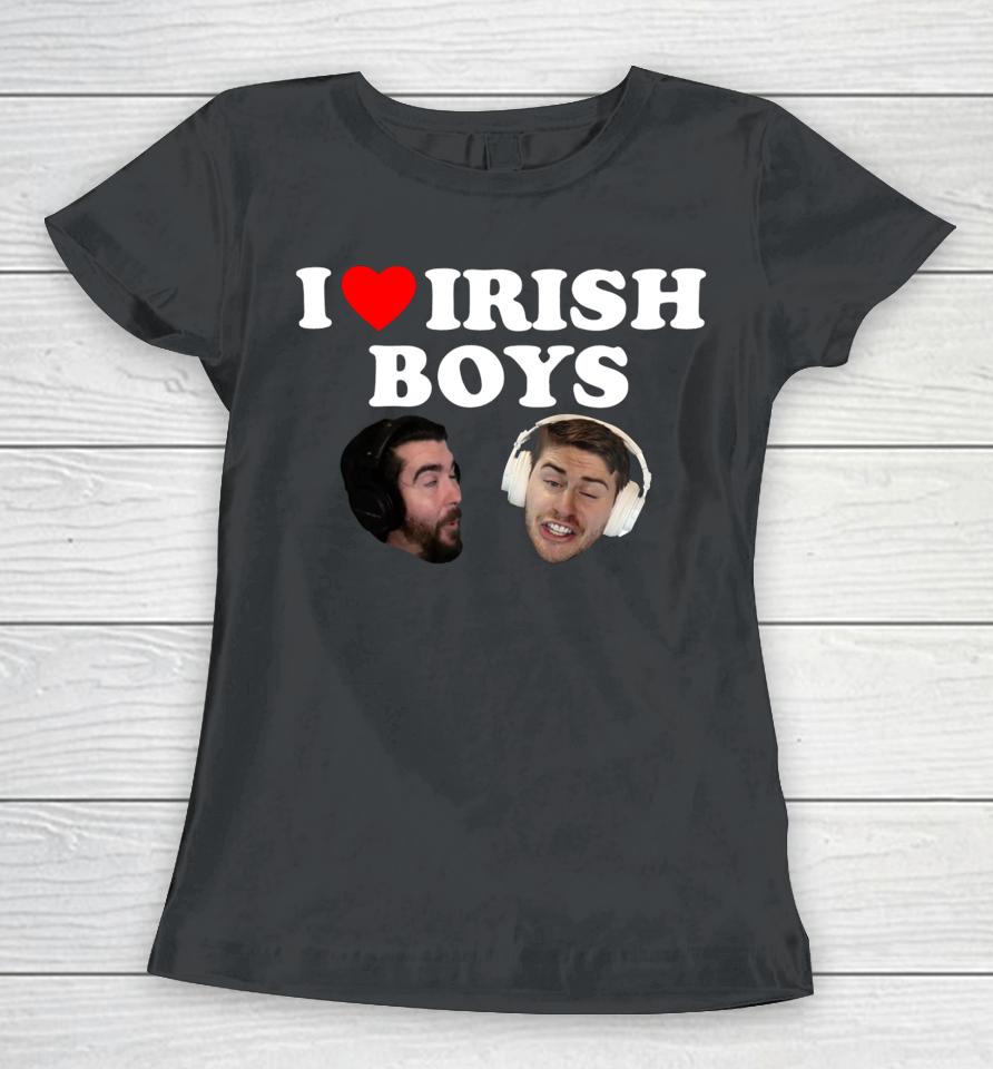 I Love Irish Boys Nogla Terroriser Women T-Shirt