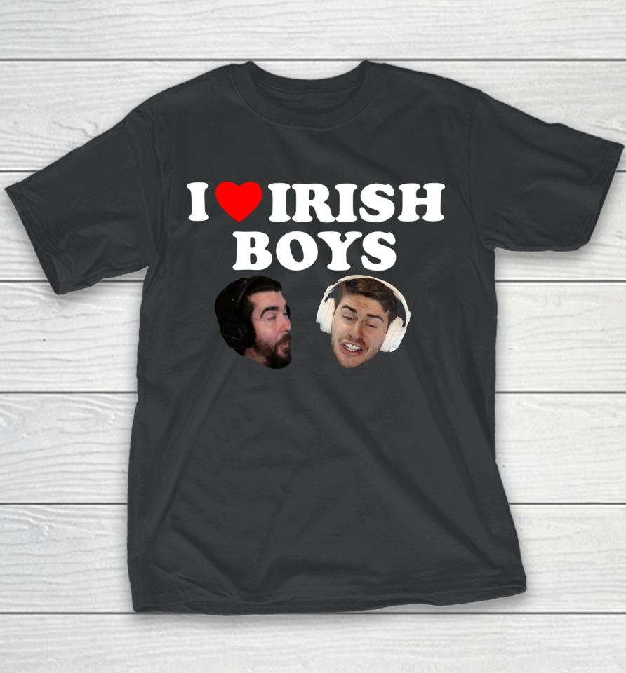 I Love Irish Boys Nogla Terroriser Youth T-Shirt