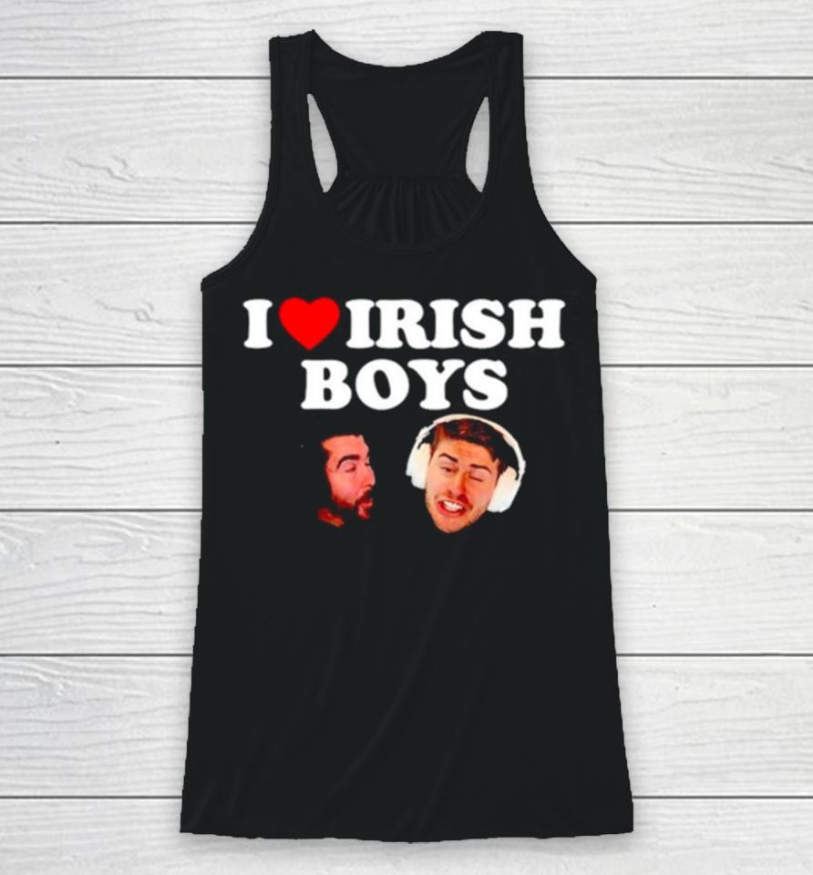 I Love Irish Boys Nogla Terroriser Racerback Tank