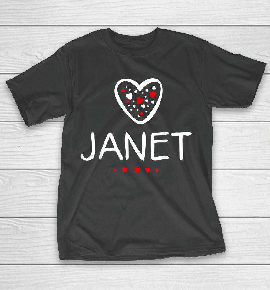 I Love Janet T-Shirt I Heart Janet T-Shirt