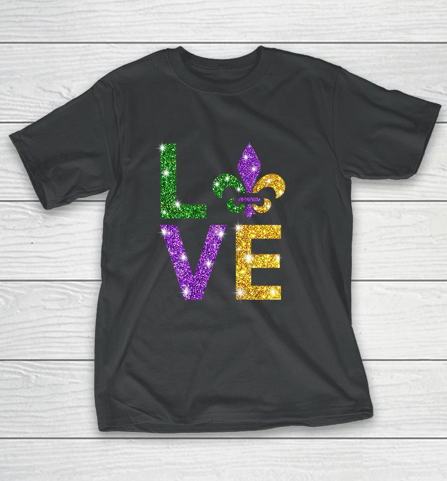 I Love Mardi Gras T-Shirt