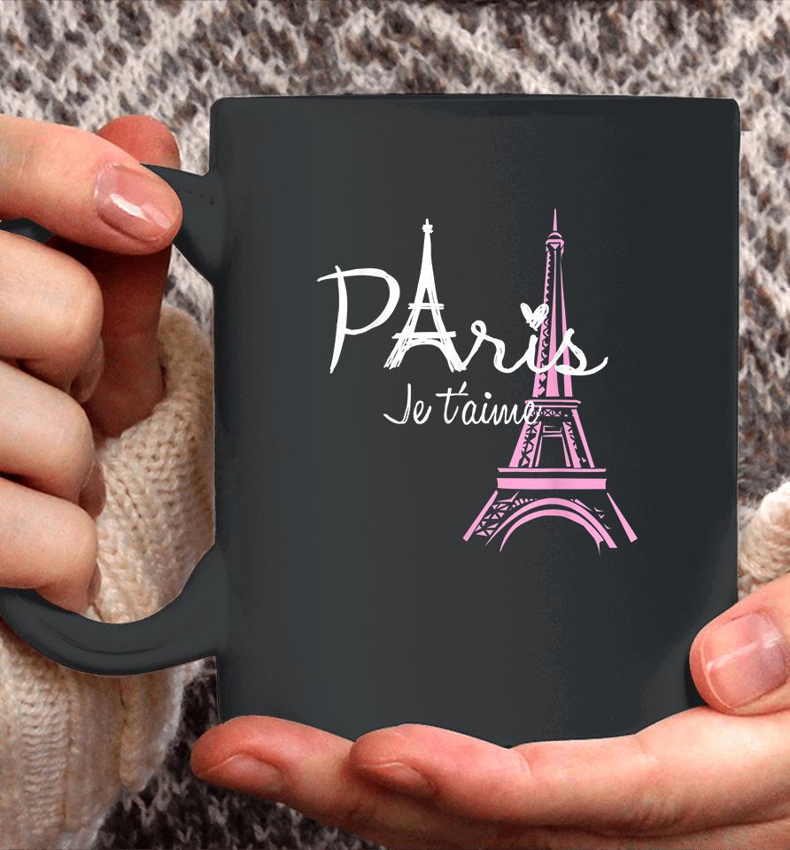 I Love Paris Eiffel Tower France Coffee Mug