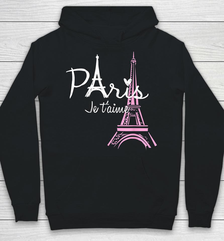 I Love Paris Eiffel Tower France Hoodie