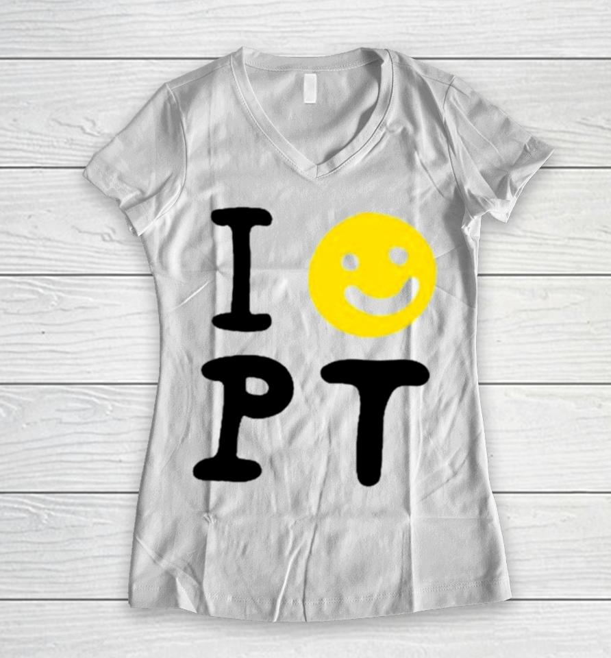 I Love Potatoi Women V-Neck T-Shirt