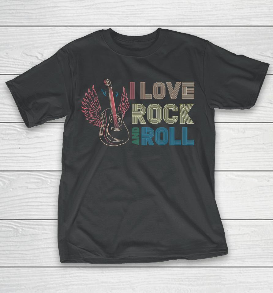 I Love Rock And Roll Rock Concert 70S Retro Vintage T-Shirt