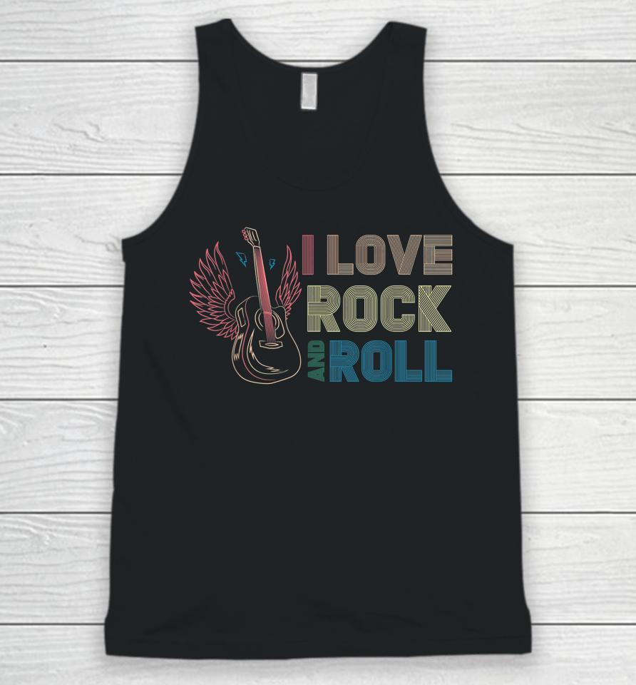 I Love Rock And Roll Rock Concert 70S Retro Vintage Unisex Tank Top