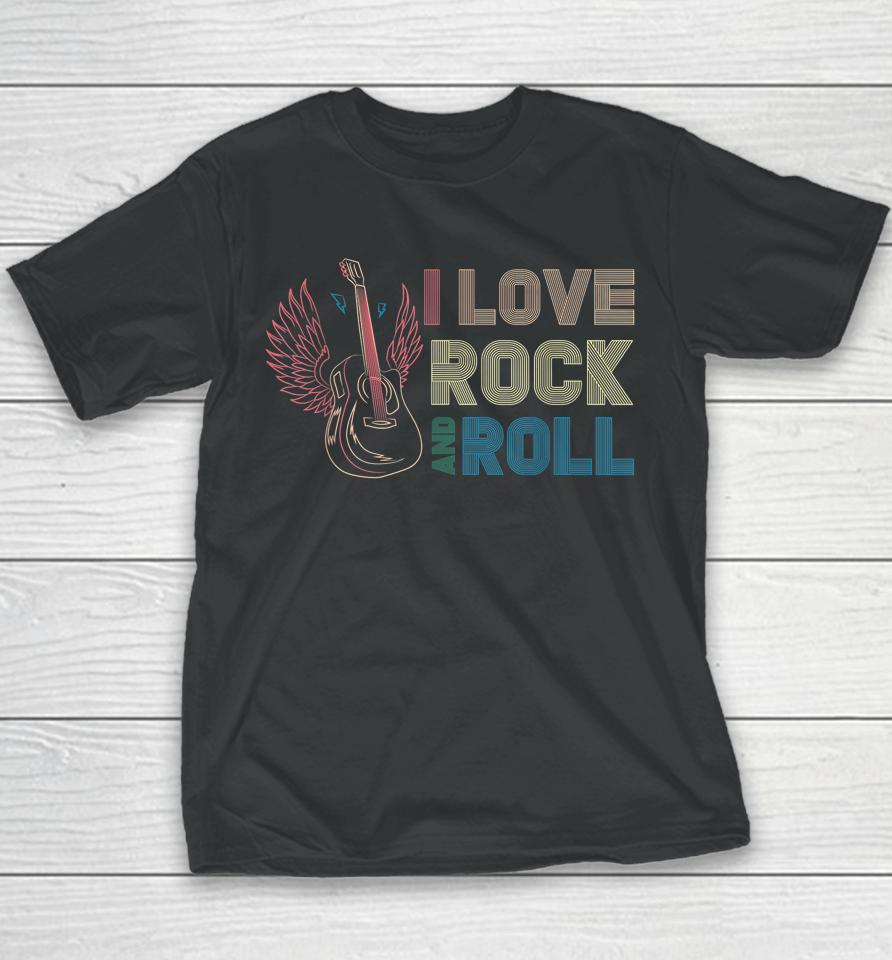 I Love Rock And Roll Rock Concert 70S Retro Vintage Youth T-Shirt