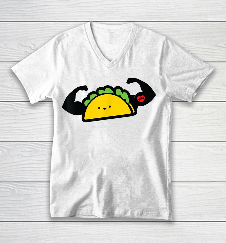 I Love Tacos Muscle Unisex V-Neck T-Shirt