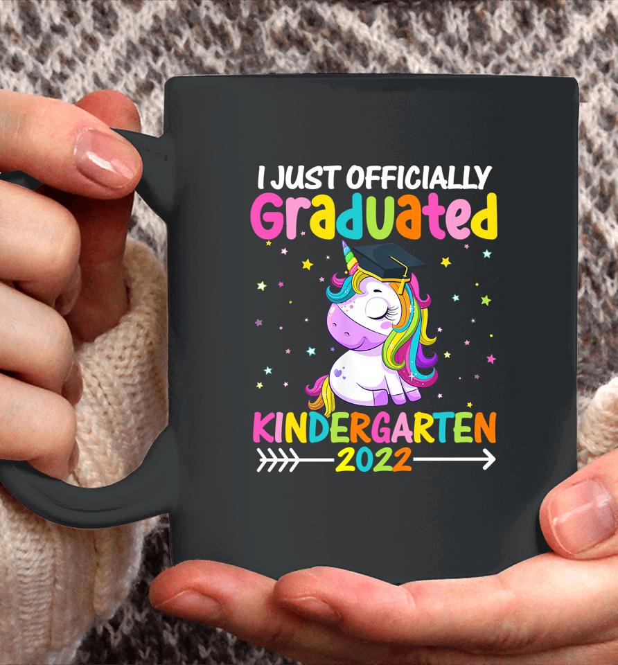 I Officially Graduated Kindergarten Graduation Girls 2022 Coffee Mug