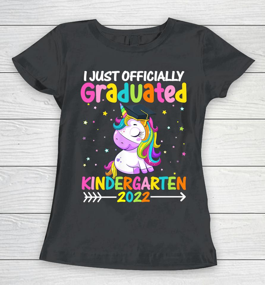 I Officially Graduated Kindergarten Graduation Girls 2022 Women T-Shirt