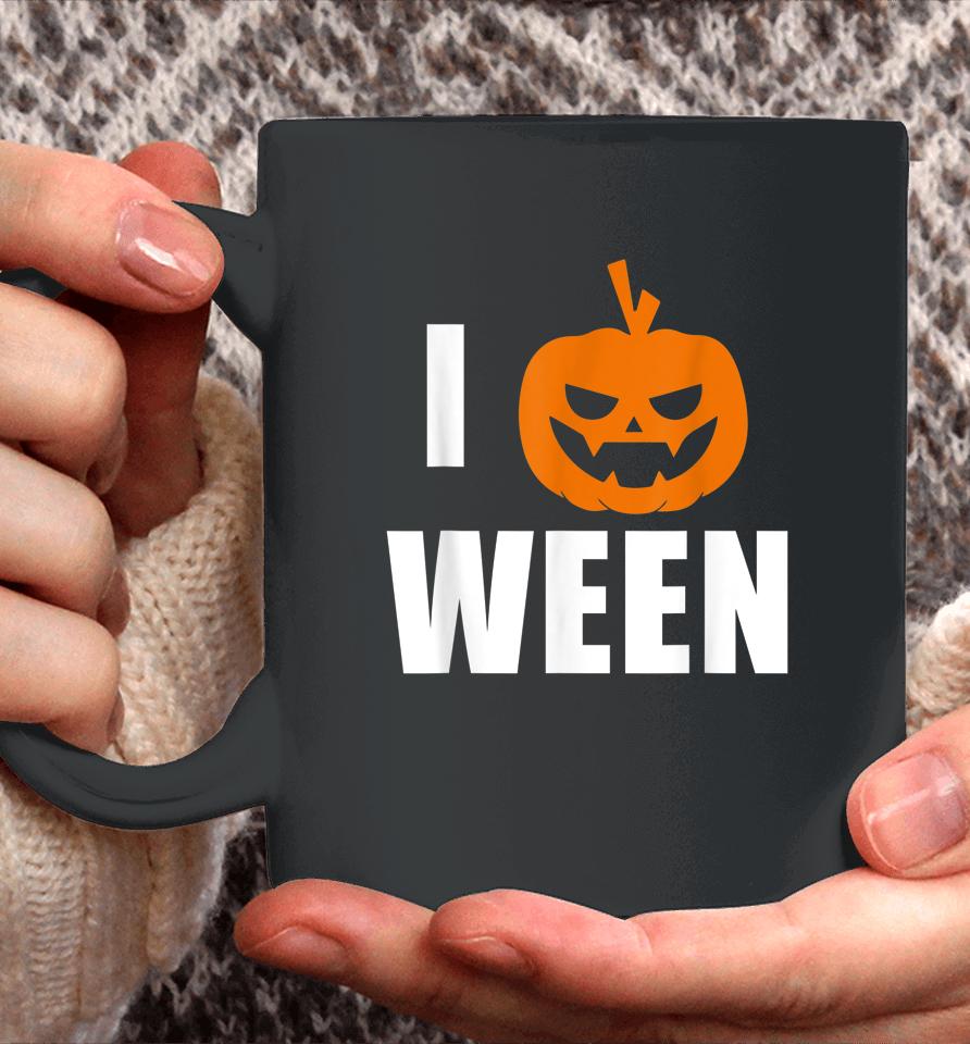 I Pumpkin Ween Halloween Coffee Mug